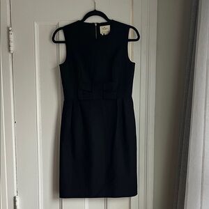 Kate Spade Black Sleeveless Dress w Bow Detail